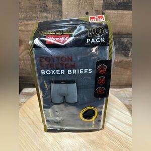 NEW Rustler Wrangler Boxer Briefs 10 Pack Mens M 32-34 Cotton Stretch NWT